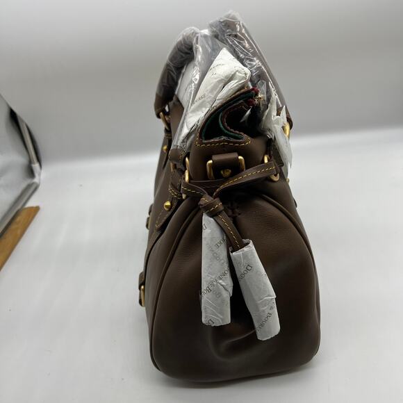 Dooney & Bourke Women Handbags Florentine Leather Satchel Elephant - Picture 4 of 16